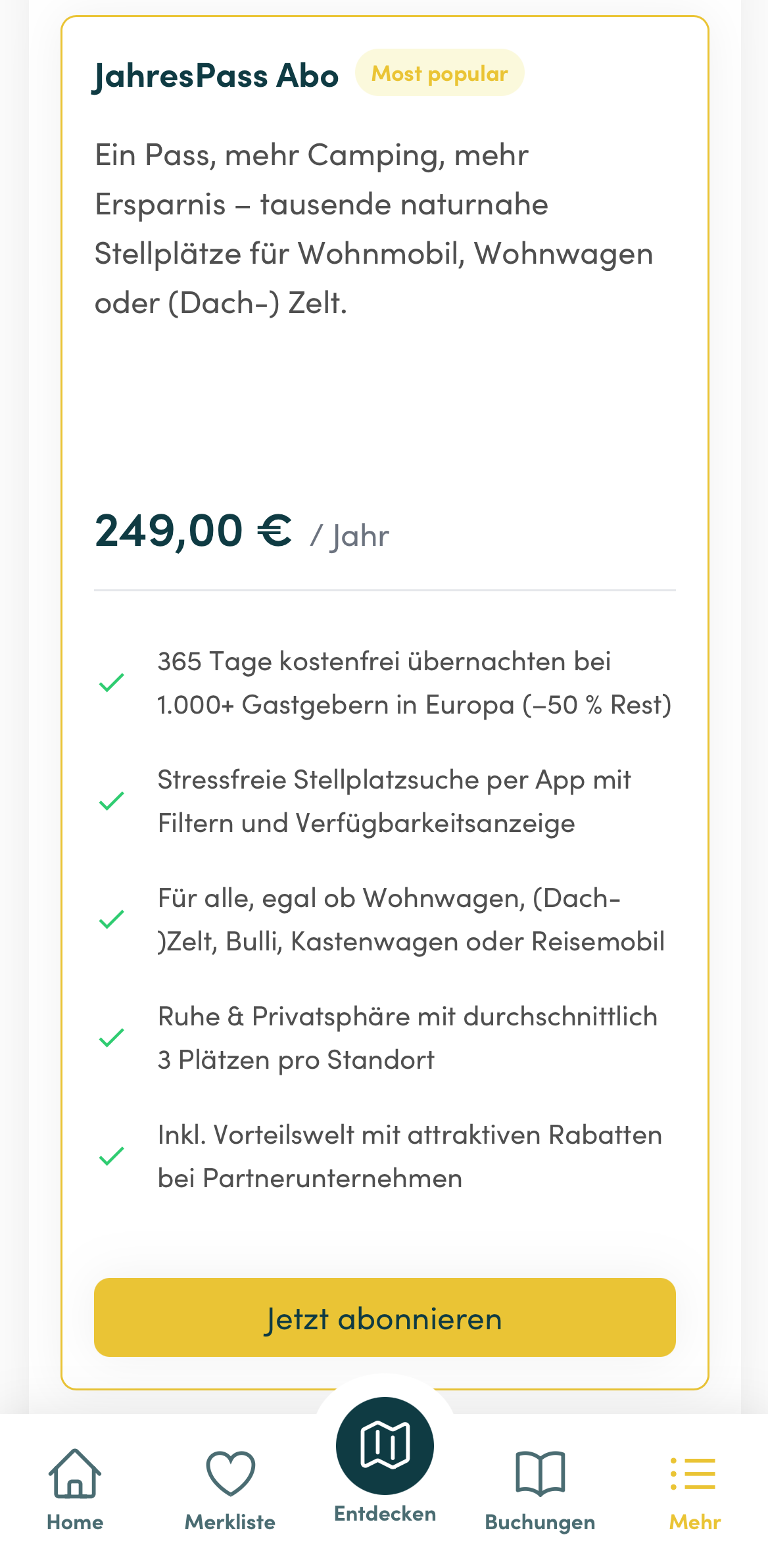 Jahrespass / 25Pass Abo einrichten (Smartphone-Variante)