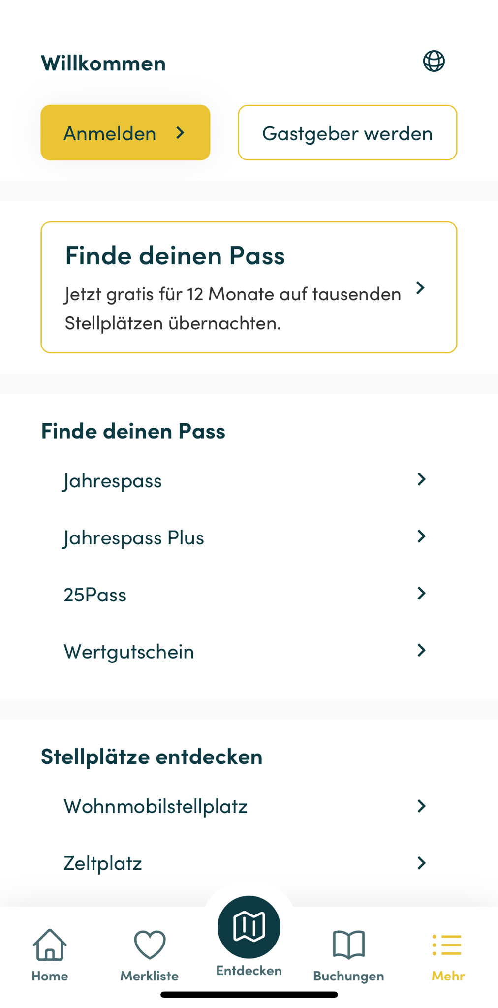 Jahrespass / 25Pass Abo einrichten (Smartphone-Variante)